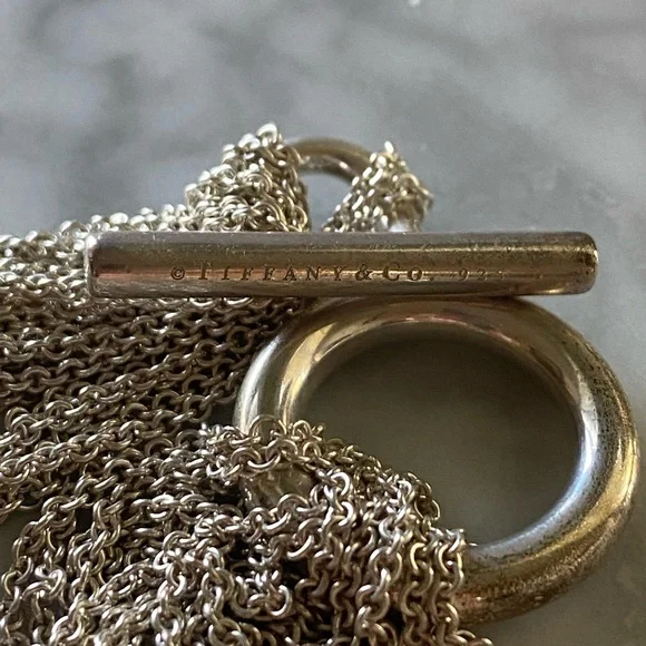 Tiffany & Co Silver Heart Bracelet - Picture 2 of 2